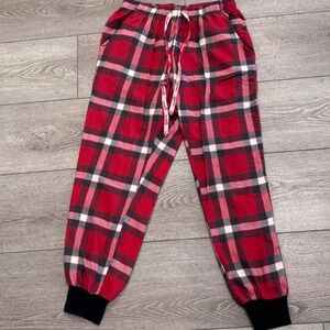 Dixxon Flannel Co Pajama Pants Mens Medium Red Plaid Jogger Lounge Sleepwear